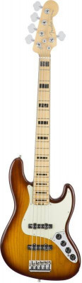 FENDER American Elite Jazz Bass V MN Tobacco Burst бас-гитара