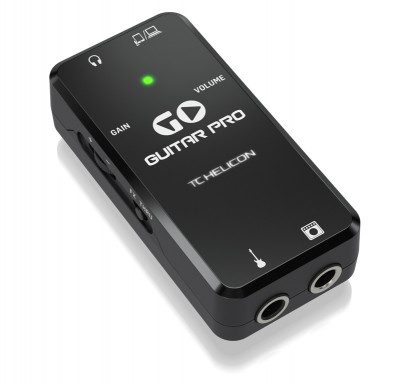 Аудиоинтерфейс TC Helicon GO GUITAR PRO для гитары портативный