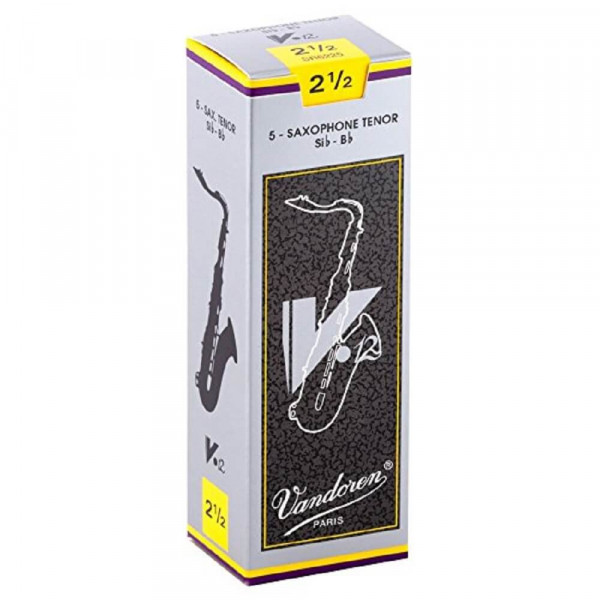 Vandoren SR-6225 V12 № 2,5 5 шт трости для саксофона тенор