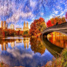 Картина по номерам 40х50 Отражения осени (30 цветов)
