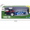 Р/У фермерский трактор Korody с плугом, широкие колеса 1/24 2.4G 6CH RTR