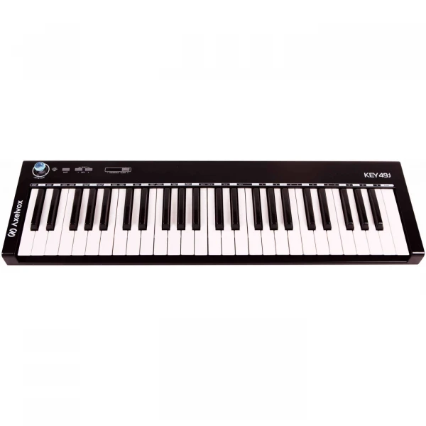 MIDI клавиатура Axelvox KEY49j Black, 49 клавиш черного цвета