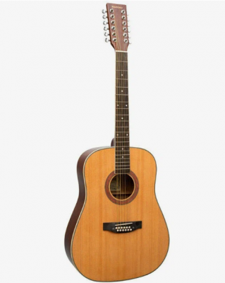 Акустическая гитара 12-струнная MARTINEZ W-1212 N натурального цвета