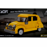 Конструктор CADA ретроавтомобиль Citroen 2CV 1/24, 298 деталей