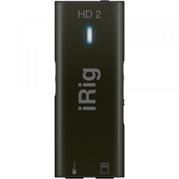 IK MULTIMEDIA iRig HD 2 компактный аудио интерфейс для гитары/баса с подключением к iOS и Mac