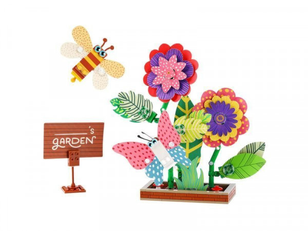 Конструктор CADA цветочный сад, 230 деталей
