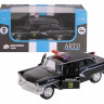 Машина "АВТОПАНОРАМА" "Милиция", черный, 1/48, инерция, в/к 14*5,5*6,6 см