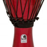 Toca TFCDJ-7MR Freestyle Metallic Red джембе 7"x12.5"