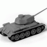 Сборная модель ZVEZDA Советский средний танк Т-34/85 (сборка без клея), 1/72