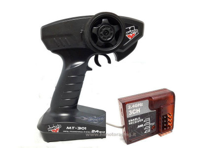 Двухканальная система р/у (комплект TX+RX) 2.4G для автомоделей Himoto E10