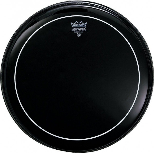 REMO  ES-0612-PS Batter, Pinstripe, Ebony, 12'' пластик