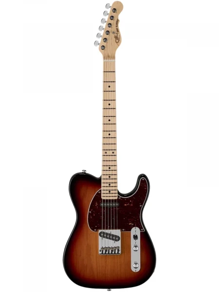 Электрогитара G&L FD ASAT Classic 3-Tone Sunburst MP, с чехлом