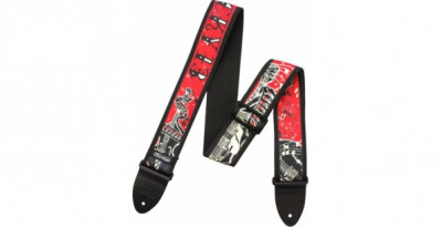 DUNLOP D38-40RB Rockabilly 2 ремeнь гитарный