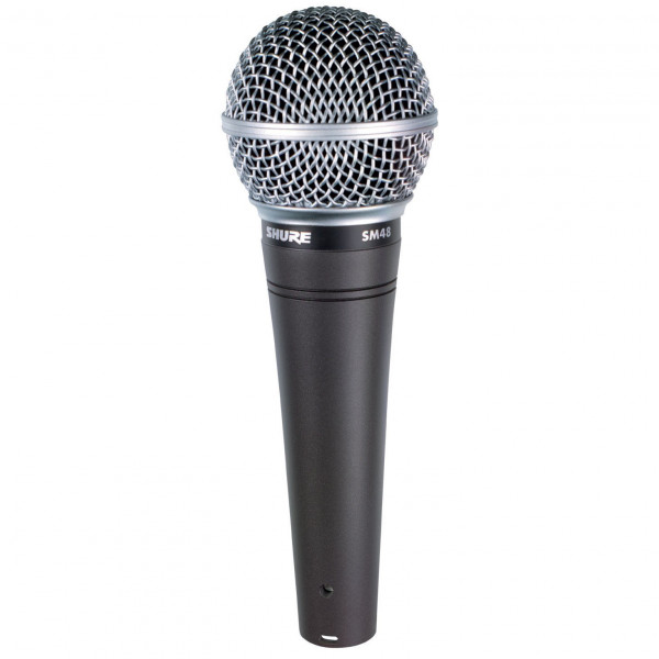 Вокальный микрофон SHURE SM48-LC динамический кардиоидный, 55-14000 Гц