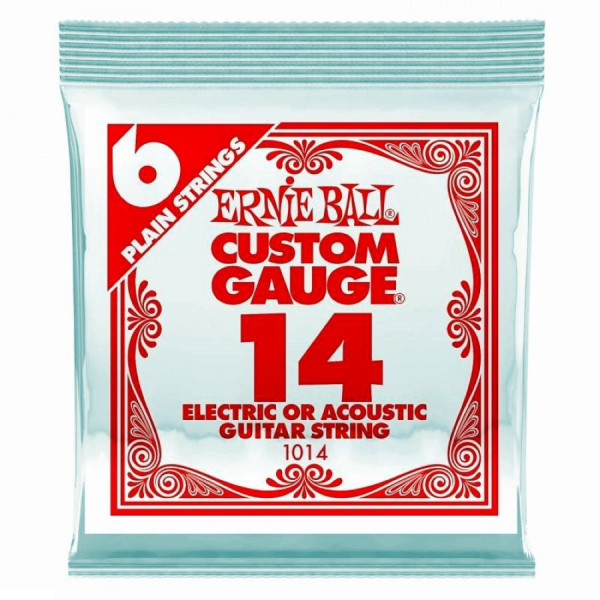 ERNIE BALL 1014 (.014) одна струна для акустической гитары или электрогитары