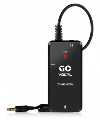 Микрофонный предусилительTC Helicon GO VOCAL для мобильных устройств
