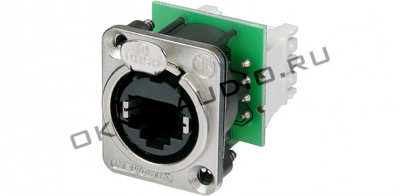 Панельный разъем Neutrik NE8FDV-Y110 RJ45 вертикальная установка