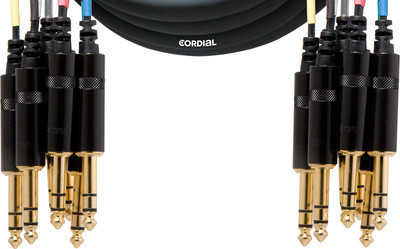 Мультикор Cordial CML 8-0 VV 3 C 8xджек стерео 6,3 мм/8xджек стерео 6,3 мм, 3м