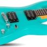 SCHECTER C-6 DELUXE SATIN AQUA электрогитара