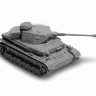 Сборная модель ZVEZDA Немецкий танк Т-IV F2, 1/100