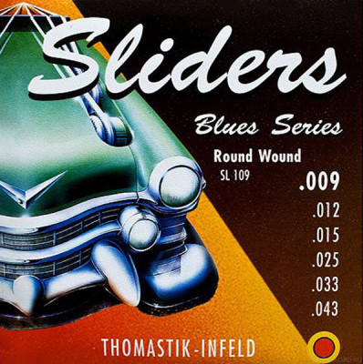 THOMASTIK Sliders Blues SL109 струны для электрогитары 9-43