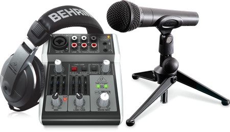 Набор для звукозаписи Behringer Podcastudio 2 USB Набор для звукозаписи Behringer Podcastudio 2 USB