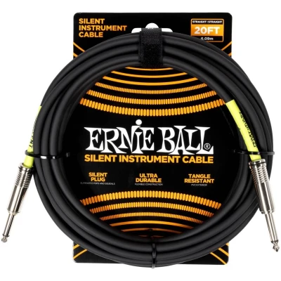 Инструментальный кабель ERNIE BALL Silent 6473, 6.1м