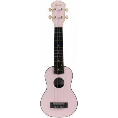 Укулеле сопрано TERRIS PLUS-50 PNK медиатор в комплекте, цвет розовый