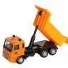 Машина "АВТОПАНОРАМА" "Самосвал", оранжевый, 1/54, инерция, в/к 16,5*6,4*9 см