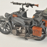 Немецкий мотоцикл Р-12 с коляской 1/35