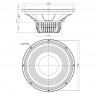 EIGHTEEN SOUND 15NLW9300/8 15" динамик НЧ, неодим, 8 Ом, 800 Вт AES, 97dB, 50-4000 Гц