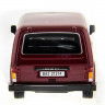 Машина "АВТОПАНОРАМА" ВАЗ 2121 бордовая,1/22, инерция, Pull Bаck механизм, в/к 10*12*22 cм