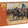 Сборные солдатики ZVEZDA Шведские драгуны Карла XII, 1/72