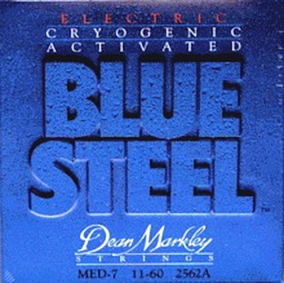 DEAN MARKLEY 2562A Blue Steel -струны для 7-стр. электрогитары (8% никелевое покрытие, заморозка) 11-60