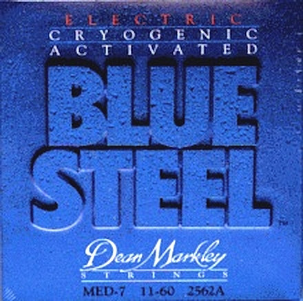DEAN MARKLEY 2562A Blue Steel -струны для 7-стр. электрогитары (8% никелевое покрытие, заморозка) 11-60