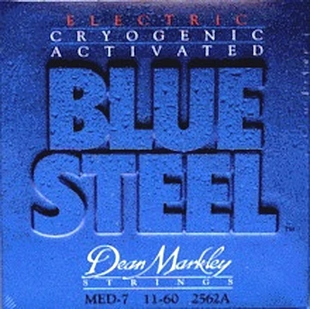 DEAN MARKLEY 2562A Blue Steel -струны для 7-стр. электрогитары (8% никелевое покрытие, заморозка) 11-60