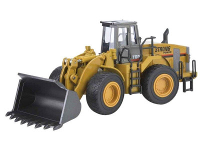 Металлический фронтальный погрузчик HUI NA TOYS 1/40