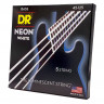 Комплект струн для 5-струнной бас-гитары DR NWB5-45, 45-125