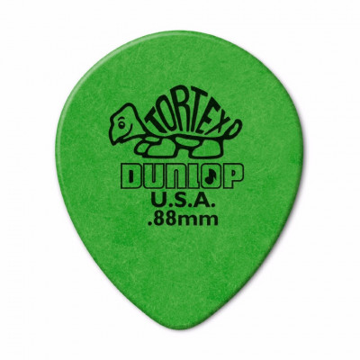DUNLOP 413R.88 Tortex Tear Drop набор медиаторов .88 мм 72 шт