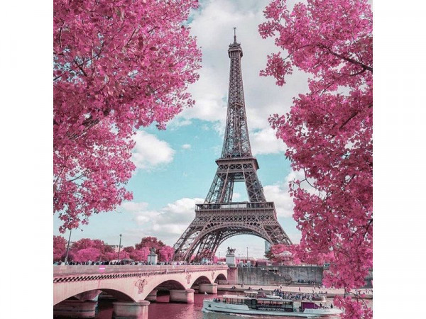 Картины мозаикой 30х30 ПАРИЖ (20 цветов)