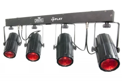 CHAUVET 4 Play комплект из 4 светодиодных эффектов 'лунный цветок' на Т-образной перекладине и транспортировочного чехла