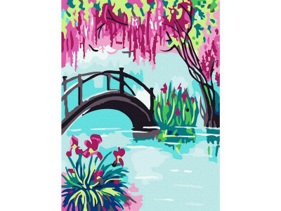 Картина по номерам 15х20 МОСТИК (13 цветов)