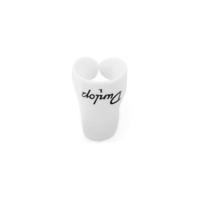 DUNLOP 9021R White Plastic Fingerpicks Large упаковка медиаторов - когтей (12шт.)