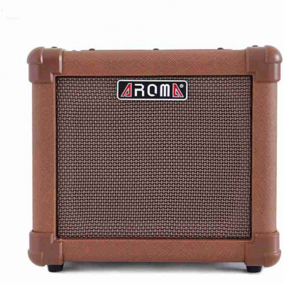 Комбоусилитель AROMA AG-10A портативный для акустических инструментов, 10 Вт