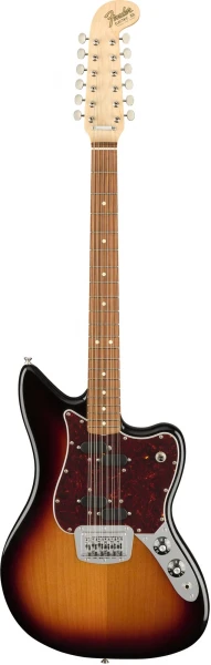 FENDER ELECTRIC XII PF 3TSB 12-струнная электрогитара с чехлом