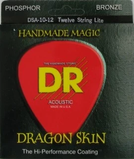 Струны для акустических гитар Dragon Skin DR DSA-10/12