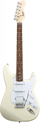 Электрогитара FENDER (V) SQUIER BULLET TREM HSS AWT, HSS, цвет белый