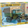 Сборная модель ZVEZDA Советский армейский трехосный грузовик (ГАЗ-ААА), 1/35