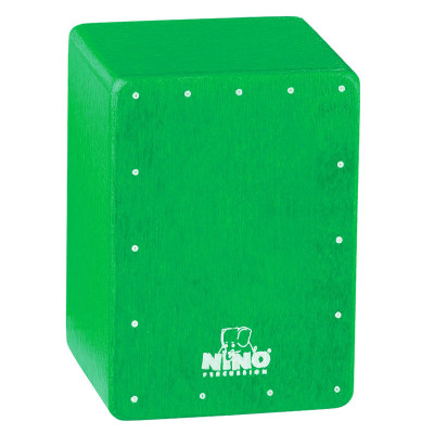 MEINL NINO955GR деревянный шейкер в форме мини-кахона. Материал: Балтийская Береза. Цвет: зеленый.