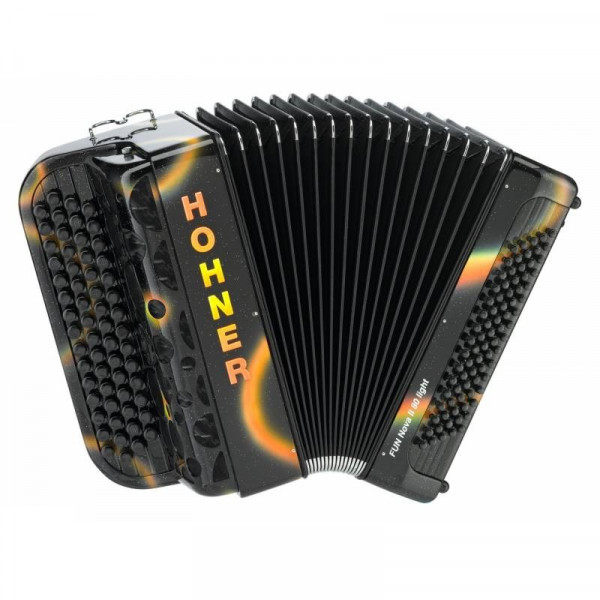 HOHNER Fun Nova II 80 light black airbrush (B-Stepped) 3/4 баян